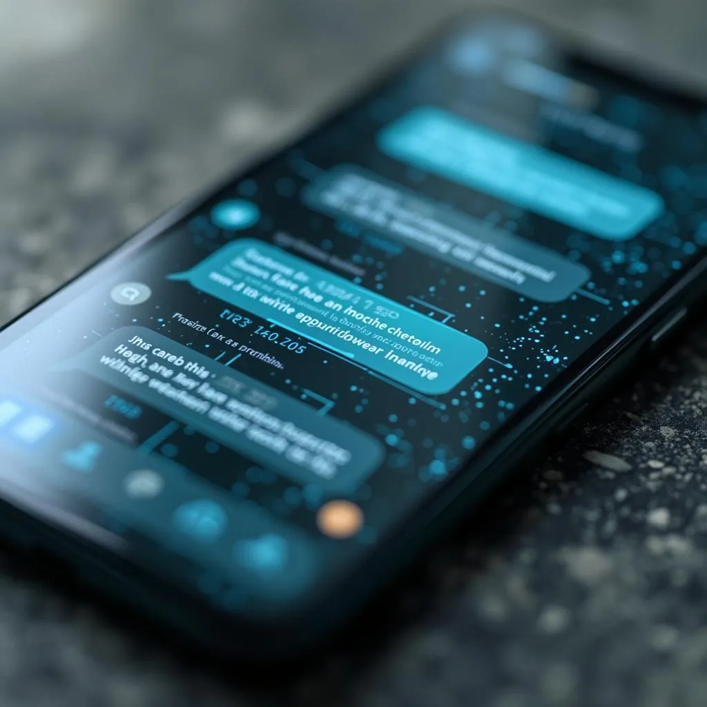 Interface de chatbot financier IA